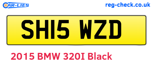 SH15WZD are the vehicle registration plates.