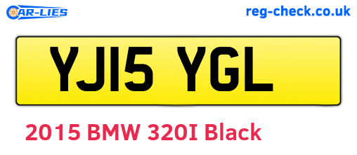 YJ15YGL are the vehicle registration plates.