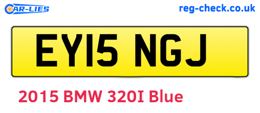EY15NGJ are the vehicle registration plates.