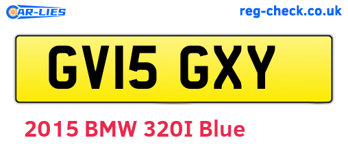 GV15GXY are the vehicle registration plates.