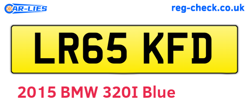 LR65KFD are the vehicle registration plates.