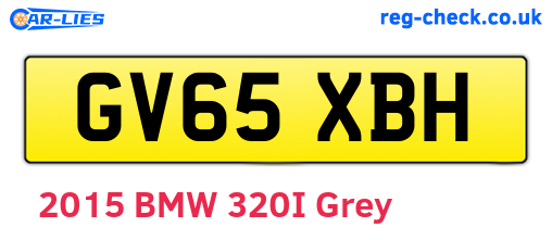 GV65XBH are the vehicle registration plates.