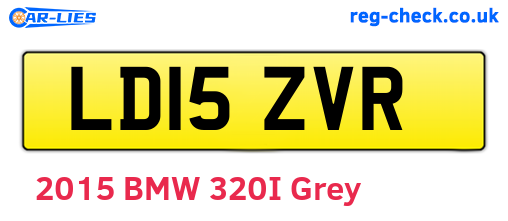 LD15ZVR are the vehicle registration plates.