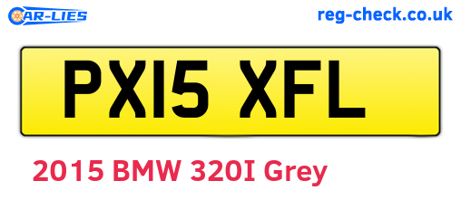 PX15XFL are the vehicle registration plates.
