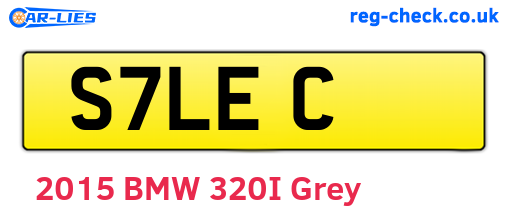 S7LEC are the vehicle registration plates.