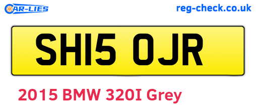 SH15OJR are the vehicle registration plates.