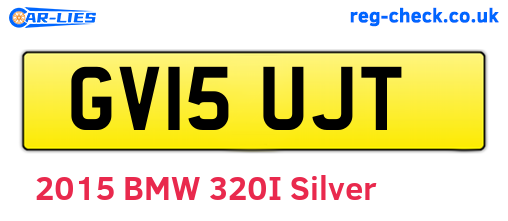 GV15UJT are the vehicle registration plates.