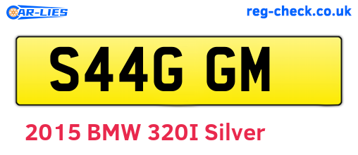 S44GGM are the vehicle registration plates.