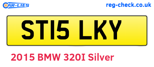 ST15LKY are the vehicle registration plates.