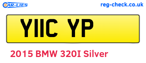 Y11CYP are the vehicle registration plates.