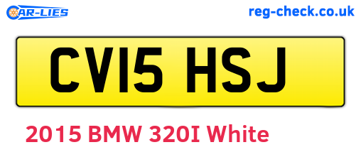 CV15HSJ are the vehicle registration plates.