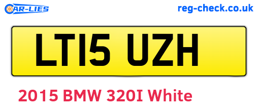 LT15UZH are the vehicle registration plates.