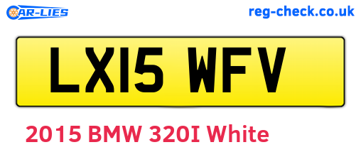 LX15WFV are the vehicle registration plates.