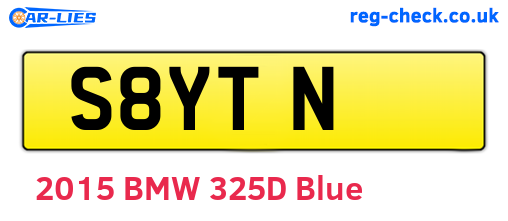 S8YTN are the vehicle registration plates.
