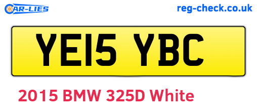 YE15YBC are the vehicle registration plates.