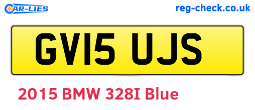 GV15UJS are the vehicle registration plates.
