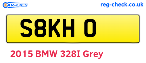 S8KHO are the vehicle registration plates.