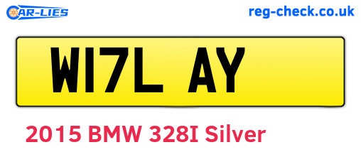 W17LAY are the vehicle registration plates.