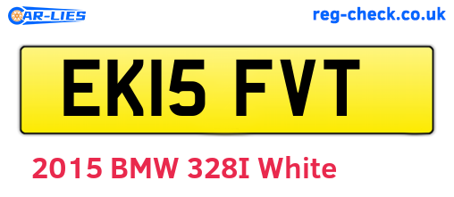 EK15FVT are the vehicle registration plates.