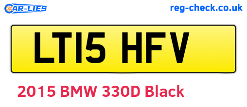 LT15HFV are the vehicle registration plates.