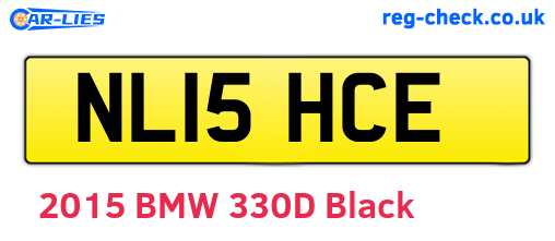 NL15HCE are the vehicle registration plates.