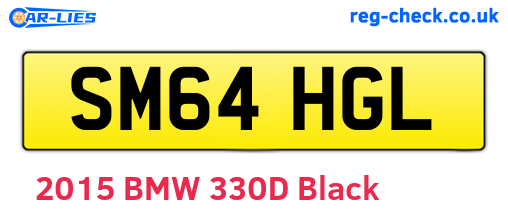 SM64HGL are the vehicle registration plates.