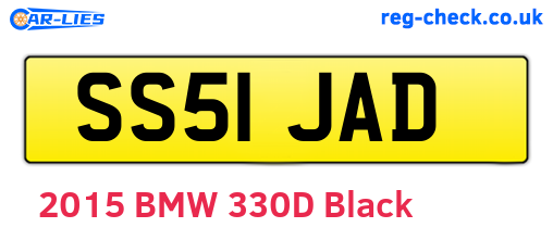 SS51JAD are the vehicle registration plates.