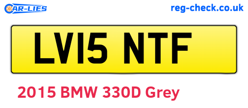 LV15NTF are the vehicle registration plates.