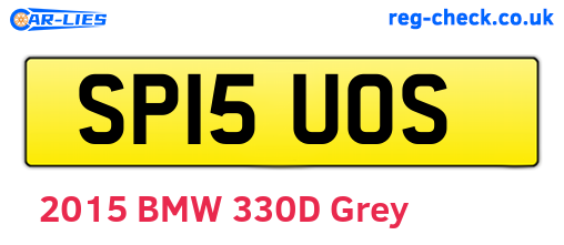 SP15UOS are the vehicle registration plates.