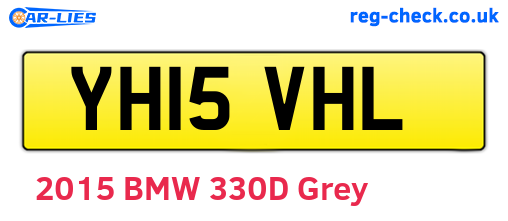 YH15VHL are the vehicle registration plates.