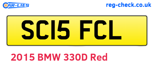 SC15FCL are the vehicle registration plates.