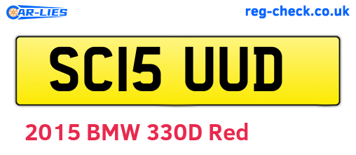 SC15UUD are the vehicle registration plates.