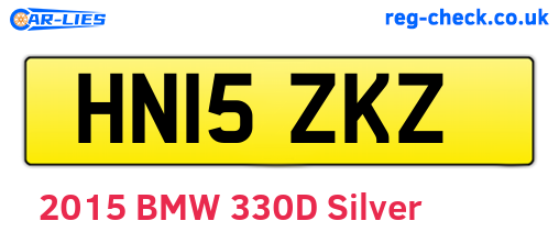 HN15ZKZ are the vehicle registration plates.