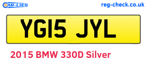 YG15JYL are the vehicle registration plates.