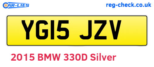 YG15JZV are the vehicle registration plates.