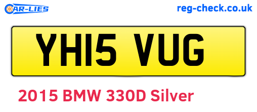 YH15VUG are the vehicle registration plates.