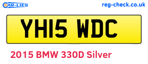 YH15WDC are the vehicle registration plates.