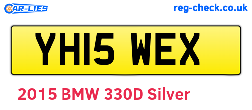 YH15WEX are the vehicle registration plates.