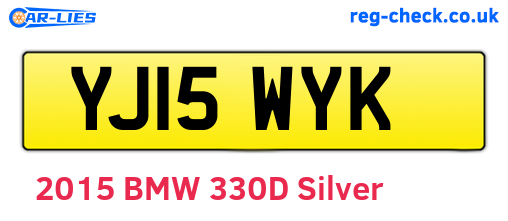 YJ15WYK are the vehicle registration plates.