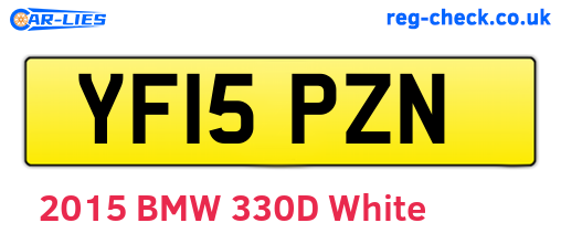 YF15PZN are the vehicle registration plates.