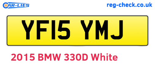 YF15YMJ are the vehicle registration plates.