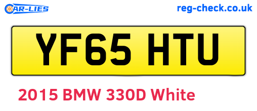 YF65HTU are the vehicle registration plates.
