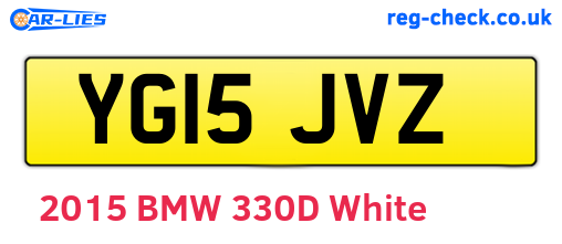 YG15JVZ are the vehicle registration plates.