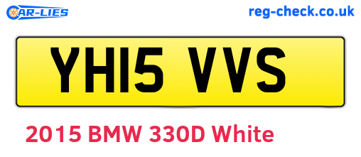 YH15VVS are the vehicle registration plates.