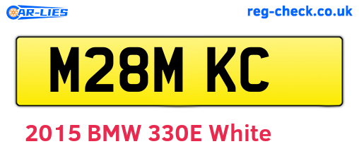 M28MKC are the vehicle registration plates.