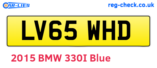 LV65WHD are the vehicle registration plates.