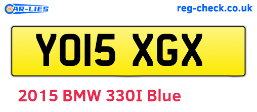 YO15XGX are the vehicle registration plates.