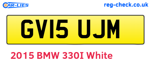 GV15UJM are the vehicle registration plates.