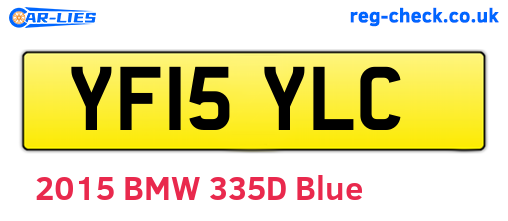YF15YLC are the vehicle registration plates.
