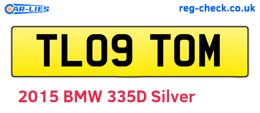 TL09TOM are the vehicle registration plates.